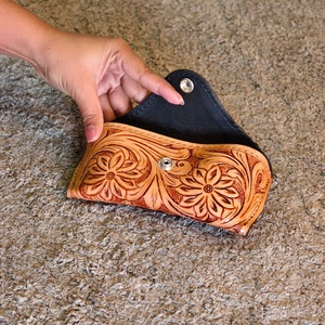 Carteras de Cuero Genuino para Mujer, Estilo Vintage, Impermeables, Anti-Robo, Regalos Personalizados, Funda Tipo Clutch Hecha a Mano, Cuero Venus - Product Image 2