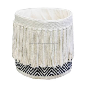 Nouvelle Collection nouveau Style Boho panier décoration de la maison tissé à la main panier de rangement mur panier décoration Boho de haute qualité - Product Image 5