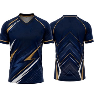 Camiseta de Fútbol con Cuello en V Unisex, Negra y Verde Lima, Sólida, Absorbente de Humedad, Manga Larga, Holgada, Transpirable, 100% Poliéster Malla, para Todas las Temporadas - Product Image 3