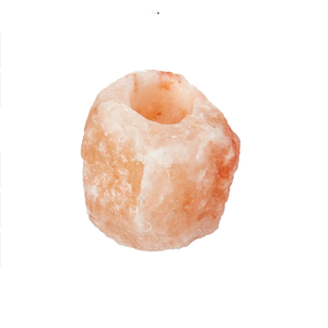 Support de bougie en pierre de sel de cristal sculpté à la main, en pierre naturelle, agate, pierre précieuse, pour la guérison, vente en gros - Product Image 6
