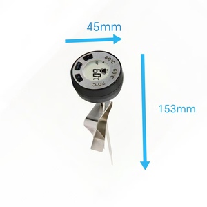 เครื่องทำฟองนมและเทอร์โมมิเตอร์วัดอุณหภูมิอาหารแบบดิจิตอลสำหรับกาแฟ - Product Image 3