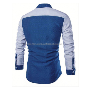 เสื้อเชิ้ตผู้ชายลำลองผ้าโพลีเอสเตอร์/คอตตอน พิมพ์ลายตามสั่ง ทรงโอเวอร์ไซส์ กันยับ ระบายอากาศ แห้งเร็ว แขนยาว ผ้าซาติน สำหรับฤดูร้อน - Product Image 6