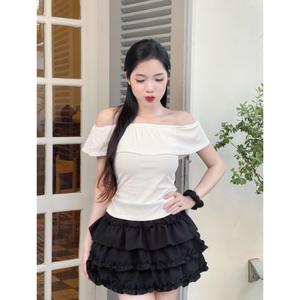 Ensemble jupe femme à prix avantageux, couleur unie, décontracté, moulant, nouvelle mode, OEM ODM, usine vietnamienne, qualité supérieure - Product Image 5