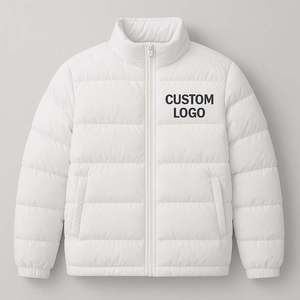 Puffer <b>Jacket</b> Stylish Warm Quilted Coat, Lightweight <b>Zip</b> <b>Up</b> Outerwear Customizable Plus Size Spring Season - Product Image 1