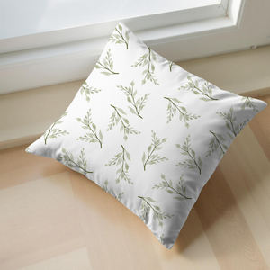 Housse de coussin décorative en coton imprimé rayé pour canapé, fauteuil et décoration intérieure - Product Image 1