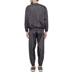 Combinaison de sauna intégrale à capuche personnalisée avec logo imprimé, haute qualité, pour hommes, pour la perte de poids et le sport - Product Image 2