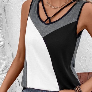 Top Corto de Canalé Personalizado al por Mayor para Mujer, de Alta Calidad, de Spandex Sólido, Transpirable, Suave y Ajustado - Product Image 6