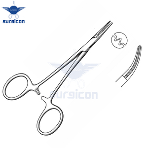 Pinzas Hemostáticas Mosquito de 12.5 cm (5 Pulgadas), Curvas, Atraumáticas, con Dientes Serrados, de Acero Inoxidable Premium, Pinzas Quirúrgicas Hemostáticas - Product Image 5
