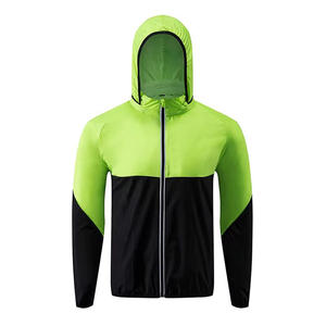 Veste matelassée pour homme avec logo personnalisé, coupe-vent à capuche, épaisse, réfléchissante, séchage rapide, protection solaire, en toile, décontractée, hiver - Product Image 1