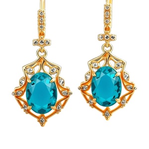 Fine Jewelry Designer Vermeil Gold <b>Solid</b> 925 Sterling <b>Silver</b> Handmade High Grade Drop <b>Earrings</b> for Women - Product Image 1