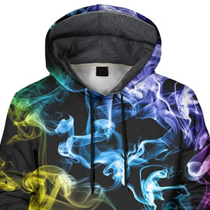 Hot Sale Winter Men's <b>Sublimation</b> Hoodies Digital Printing 100% Cotton Breathable Streetwear Custom Colors Sizes - Product Image 6