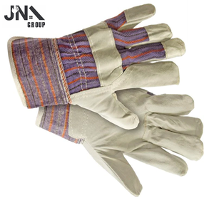 Cowhide Working <b>Gloves</b> Abrasion Resistant Working <b>Gloves</b> Heavy Canadian Rigger Construction Workmen Handling <b>Gloves</b> - Product Image 2