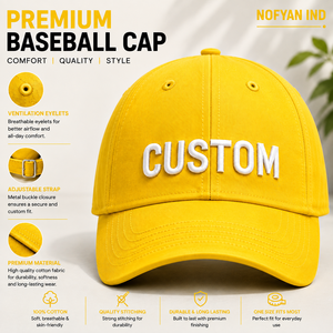Fabricante de Gorras de Béisbol Personalizadas de Primera Calidad, Gorras Snapback Bordadas y Estampadas al por Mayor, Gorras Deportivas con Logotipo Personalizado OEM ODM - Product Image 1