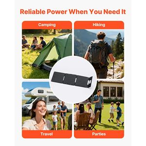 Pannello Solare Monocristallino Pieghevole 30W Tipo N, Caricatore Ultra-Leggero Portatile con Connessione USB-A, Efficienza 24% - Product Image 6