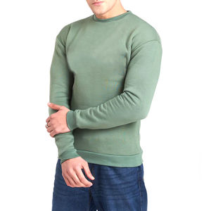 Sweat-shirts surdimensionnés de style streetwear pour hommes, 100% coton, couleur unie, sweat-shirts imprimés personnalisés, sur mesure - Product Image 5