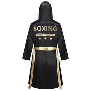 Costume de boxe pour hommes adultes comprenant une robe de boxeur et un short, tenue de combattant professionnelle, déguisement sportif, vêtements d'entraînement athlétique - Product Image 2