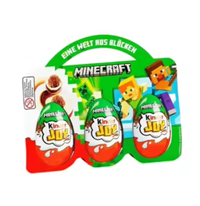 Huevos de chocolate Kinderr Joy Minecraft de edición limitada de 20g disponibles en cajas mixtas de 12, 24 y 36 unidades para compradores B2B - Product Image 1