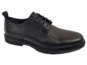 Zapatos Oxford de PU Negros para Hombre Dlords, Punta Redonda, con Cordones, Duraderos, Acolchados, con Decoración Metálica, Suela de Goma, Casuales, para Todas las Temporadas, Color Sólido - Product Image 1