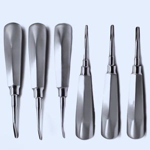 Élévateurs de racines dentaires manuels en acier inoxydable hautement poli pour l'extraction dentaire et la chirurgie buccale - Product Image 5