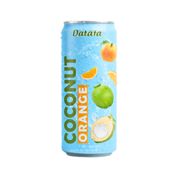 2026 Trending Kokoswater OEM Drankje Puur Natuurlijk Suiker Vrij Gesteriliseerd Vietnamese Smaak Blik (Geblikte verpakking)