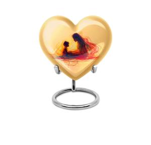 โกศรูปหัวใจสีดำขายดี สำหรับบรรจุอัฐิของมนุษย์ ใช้ในงานศพ พร้อมฐานตั้ง - Product Image 6