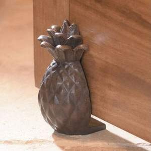 Tope de puerta de latón natural pulido, tope de puerta con acabado de latón antiguo, tope de puerta con acabado negro mate, tope de puerta con acabado con recubrimiento en polvo. - Product Image 2