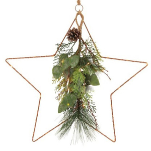 Top Sale Good Quality Blank Sublimation Iron <b>Wire</b> Star Hanging Wall Decoration Christmas Holiday Supplies At Great Price - Product Image 1