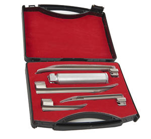 Laringoscopio LED de Acero Inoxidable Miller de 4 Hojas Rectas, Sistema de Intubación de Vías Respiratorias, Instrumentos Quirúrgicos, Juego de Instrumentos Reutilizables - Product Image 2