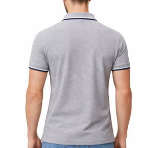 Fashion <b>Men's</b> Polo <b>Shirts</b> Soft Touch <b>Gothic</b> Style Solid Eco-Friendly Canvas Fabric Comfortable Fit Everyday Wear - Product Image 2