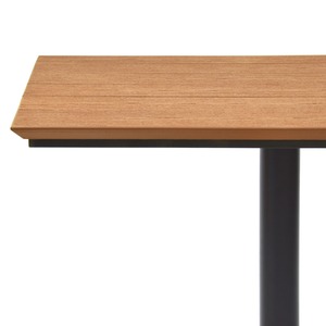 Modern Rectangular <b>Wood</b> <b>Dining</b> <b>Table</b> With Metal Legs Minimalist Design Stable Home Furniture For <b>Dining</b> Room - Product Image 3