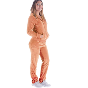 Twin City Combinaison polaire à capuche pour femme, manches longues, couleur unie, longueur complète, vêtements de nuit confortables, toutes saisons, coupe régulière - Product Image 1
