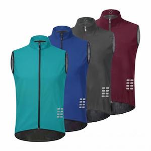 Chaleco de Ciclismo Personalizado Unisex sin Mangas, Resistente al Viento, en Rosa, Azul, Verde y Negro, de Poliéster, para Adultos, 120g, con Impresión por Transferencia de Calor - Product Image 5