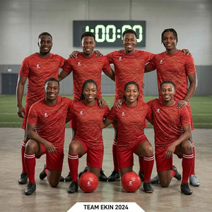 High-Performance Football Teamwear Kit | Breathable Soccer Uniform Set with <b>Shorts</b> and Socks | Professional Club Soccer Jersey - Product Image 4