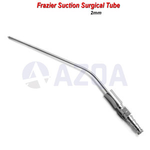 Tubo de Succión Frazier de Acero Inoxidable, Aspirador Dental Premium, Instrumento Quirúrgico ENT para Control Preciso de Fluidos - Product Image 2