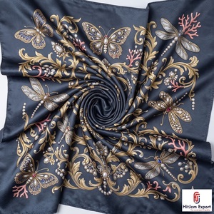 Bufanda Corta Personalizada de Primera Calidad, Fabricante Textil OEM ODM de Marca Blanca, Accesorios de Moda, Proveedor Mayorista de Exportación - Product Image 2