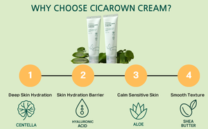 Rapporapy Cicarown Crème & Lotion Visage Ingrédient Principal Centella Propriétés Apaisantes - Product Image 4