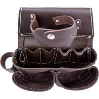 Ceinture porte-outils professionnelle en cuir pour charpentier, pochette porte-outils personnalisée pour charpentier, sac de travail réglable pour la menuiserie, tablier de travail robuste, OEM