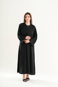 Abaya Clásica para Mujer Musulmana, con Rayas, de Excelente Calidad, Corte Fluido y Cómodo - Product Image 2