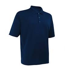 Chemise de golf pour homme en coton bleu marine infroissable, personnalisable en gros, avec logo et motif imprimé - Product Image 2