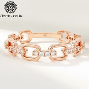 Anillo de Compromiso Charm Jewells con Moissanita, Oro Sólido de 18K, Engaste de Garras, Corte Cojín, Diseño Geométrico, Joyería de Lujo para Mujer, Certificado IGI - Product Image 6