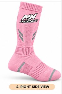 Chaussettes de motocross pour homme, dernier design, haute qualité, logo personnalisé, confortables, tissu 100% spandex, en vente en ligne. - Product Image 4