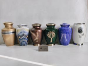 Urna de Metal Antigua con Adhesivo de Mármol Azul, Estilo Americano/Europeo, Urna Funeraria para Adultos, para Guardar Cenizas, Venta al Por Mayor - Product Image 6