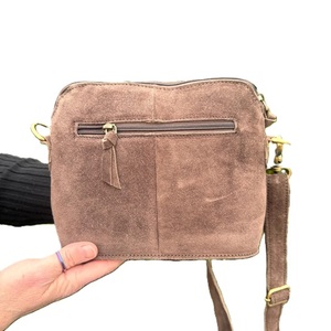 Meilleures ventes 2025 : Sac en cuir de vachette véritable personnalisé, imprimé animalier, daim marron de haute qualité, fermeture éclair, style bohème, printemps-hiver - Product Image 2
