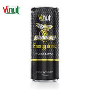 Bebida Energética Saludable Totalmente Natural de 330 ml, Sabor a Miel, Limón y Coco, Impulso Nutritivo - Product Image 1