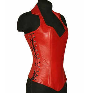 Nuevos corsés y bustiers de cuero transpirable para mujer con control medio, diseño deportivo para la cintura y cierre de gancho y ojal. - Product Image 3