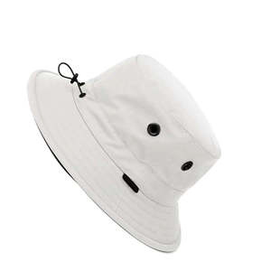 Casquettes de seau unisexes en coton personnalisées, confortables, couleurs unies, pour un usage quotidien décontracté, best-sellers - Product Image 1