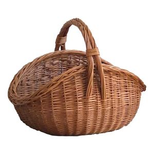 Cesta Decorativa de Mimbre y Ratán de Alta Calidad para Almacenamiento de Frutas y Verduras, Cesta de Madera para la Cocina o Mesa de Comedor - Product Image 4