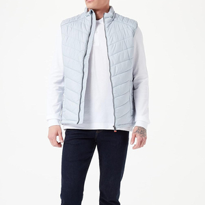 New Article Wholesale High Quality Sleeveless Puffer <b>Jacket</b> Fashion Style Private Label Custom Logo and Design <b>Men</b> Puffer <b>Jacket</b> - Product Image 2
