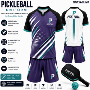Fabricante de Uniformes de Pickleball al por Mayor, Conjunto de Camisetas de Pickleball Personalizadas, Marca Privada, Proveedor de Ropa Deportiva OEM ODM - Product Image 1