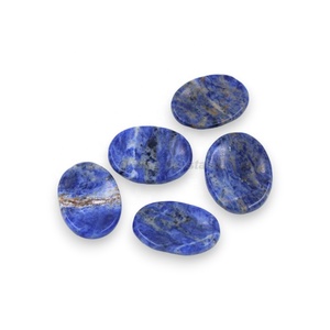 Piedra Ovalada de Sodalita Natural, Piedra de Bolsillo Pulida de Primera Calidad para Feng Shui, Cristal Curativo, Venta al por Mayor, Fabricante, Exportador - Product Image 1